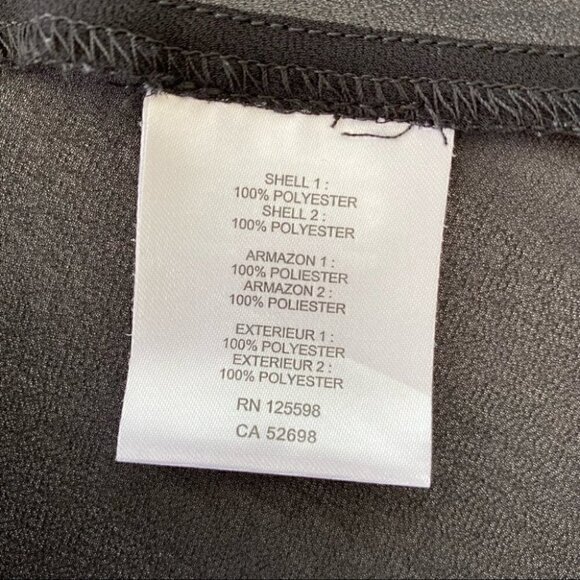 Ellen Tracy tank top with crew neckline asymmetrical hemline - Picture 7 of 7